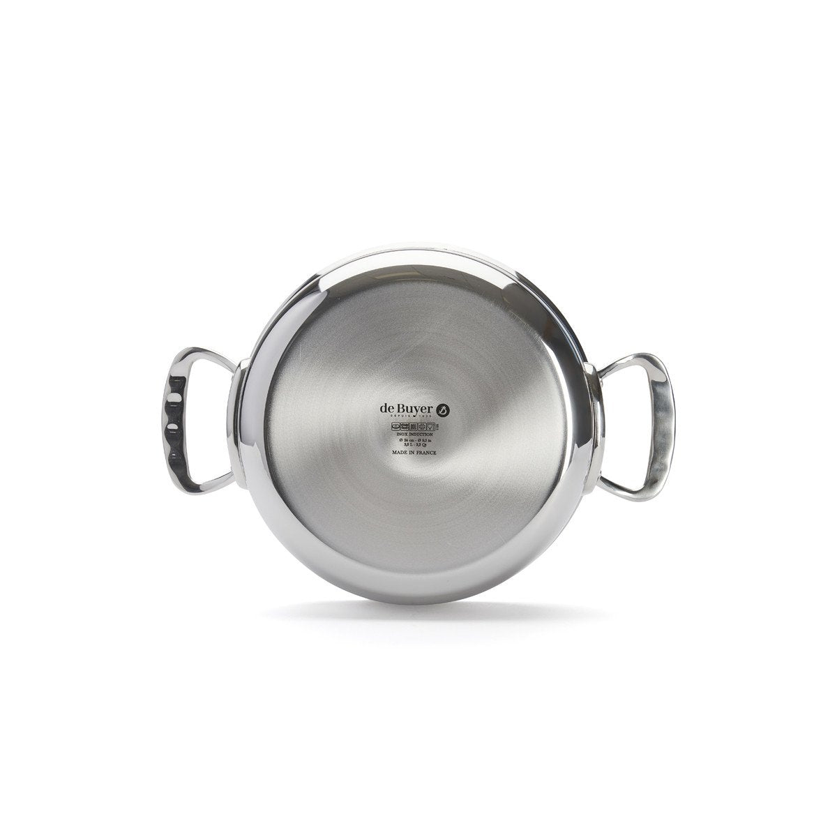 De Buyer Affinity Saucepot Low With Lid 20 Cm