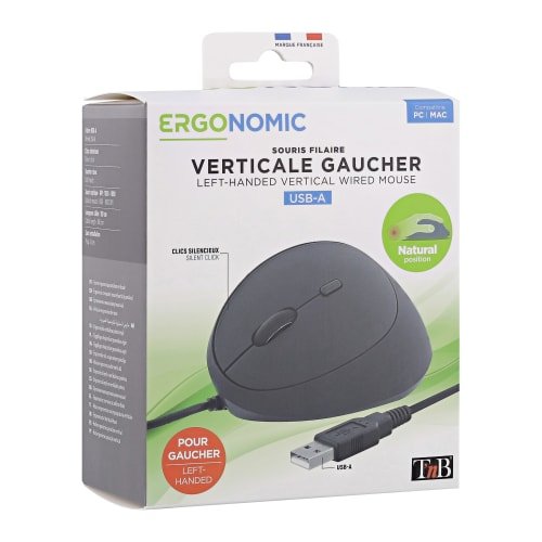 EAN 3303170111161 - T'nB ERGONOMIC ratón Universal Izquierda USB tipo A 1600 DPI imagen 6