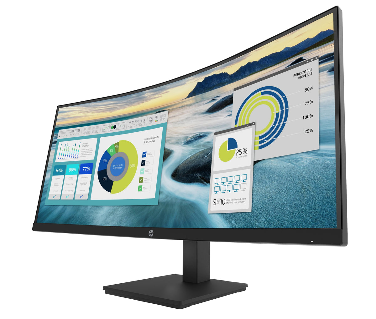 Hp P34hc G4 - P-Series - Led-Monitor - Curvado - 86.36 Cm (34")