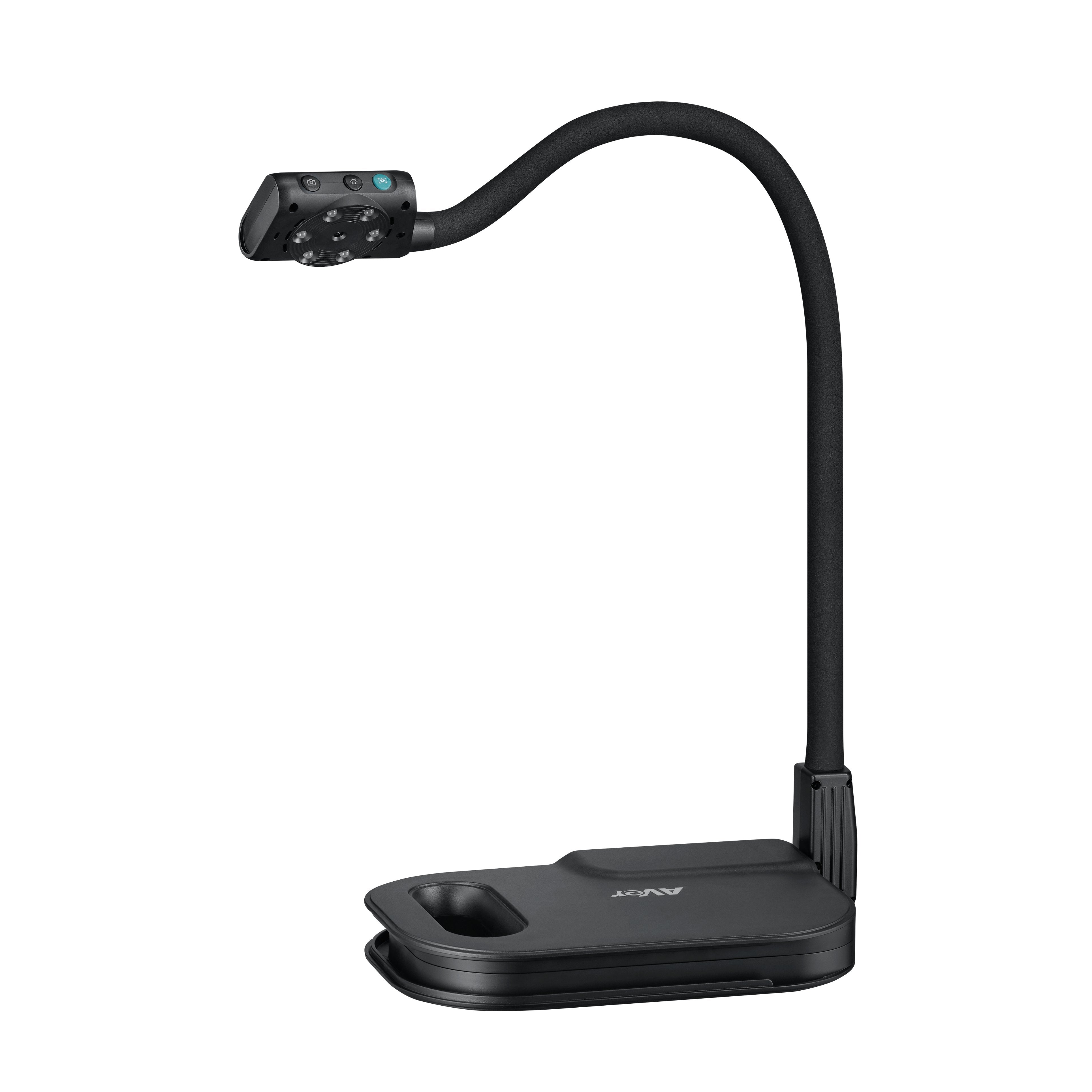 Aver U50+ Cámara De Documentos Negro 25,4 / 3,2 Mm [1 / 3.2] Cmos Usb 2.0