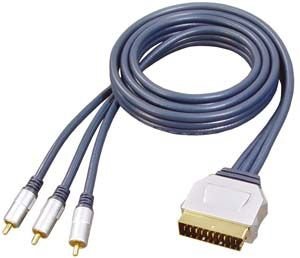 Scartstecker - 3x Conector Rca Macho 10,0 M