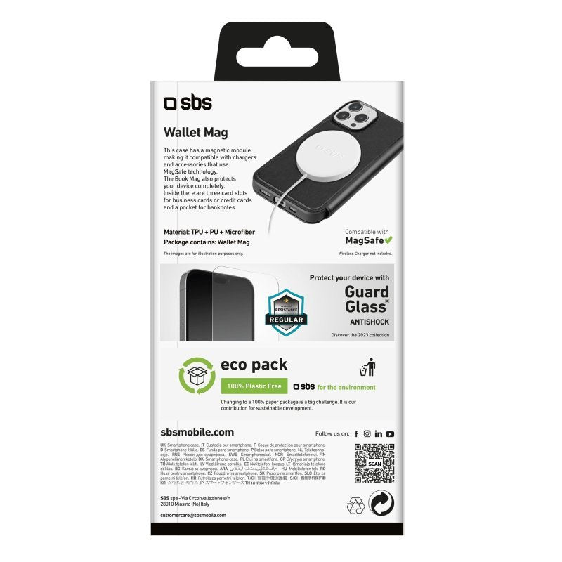Funda Para Iphone 15 Pro Sbs Tebkmagsfip1561pk  (6.1") Negro