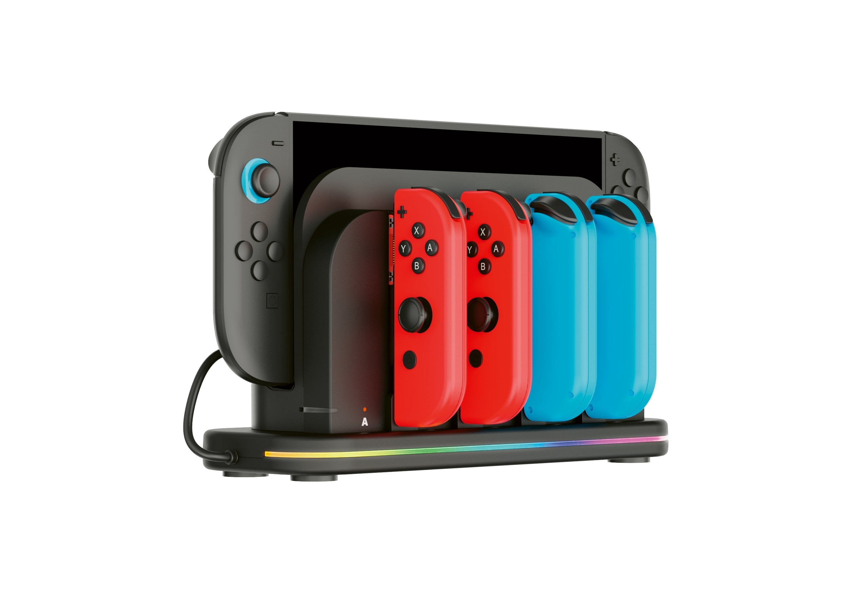 Kit Carg Rgb Para 4 Joy-Con+Venti.