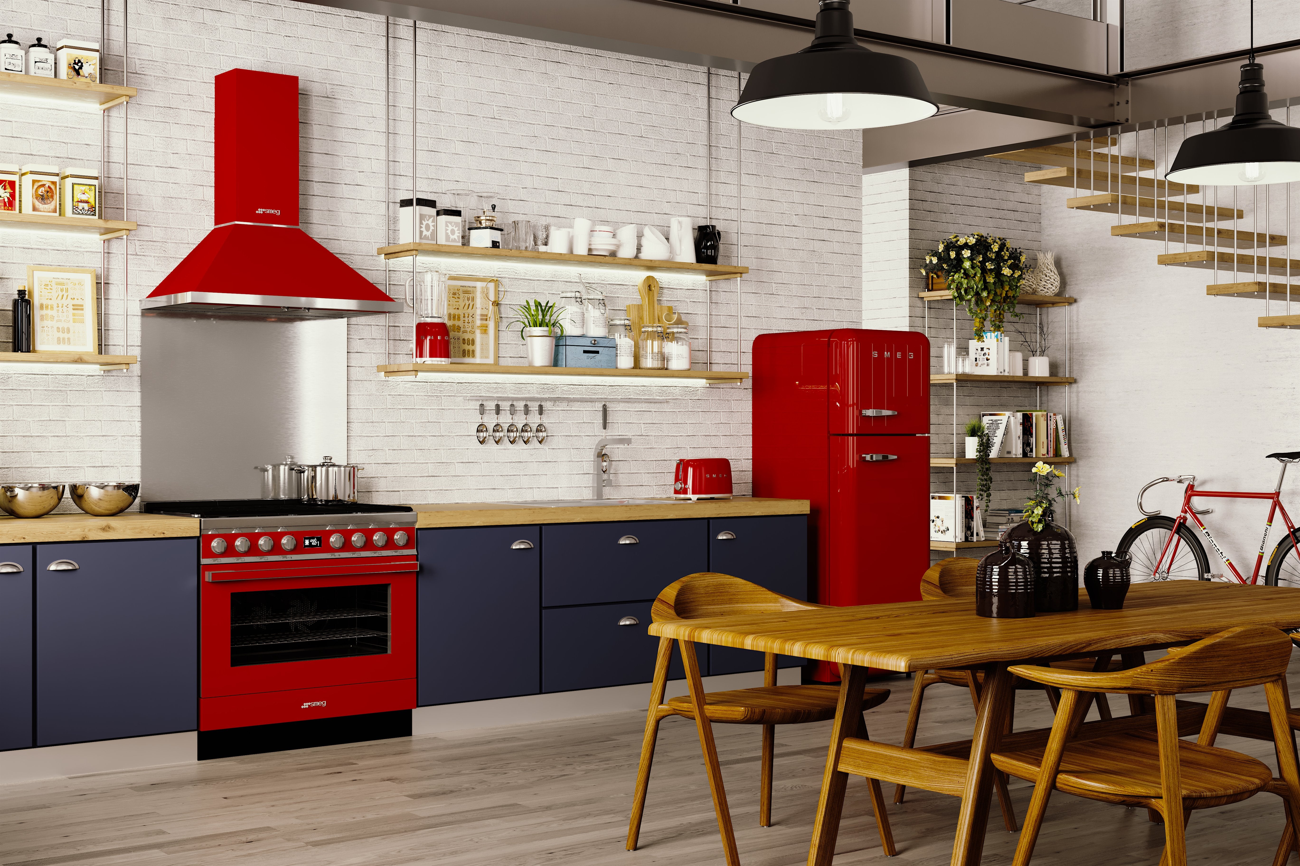EAN 8017709186968 - Smeg TSF01RDEU tostadora 6 2 rebanada(s) 950 W Rojo imagen 10