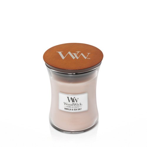 Woodwick 92191 Vela Otro Jazmín, Sal Marina, Vainilla Beige