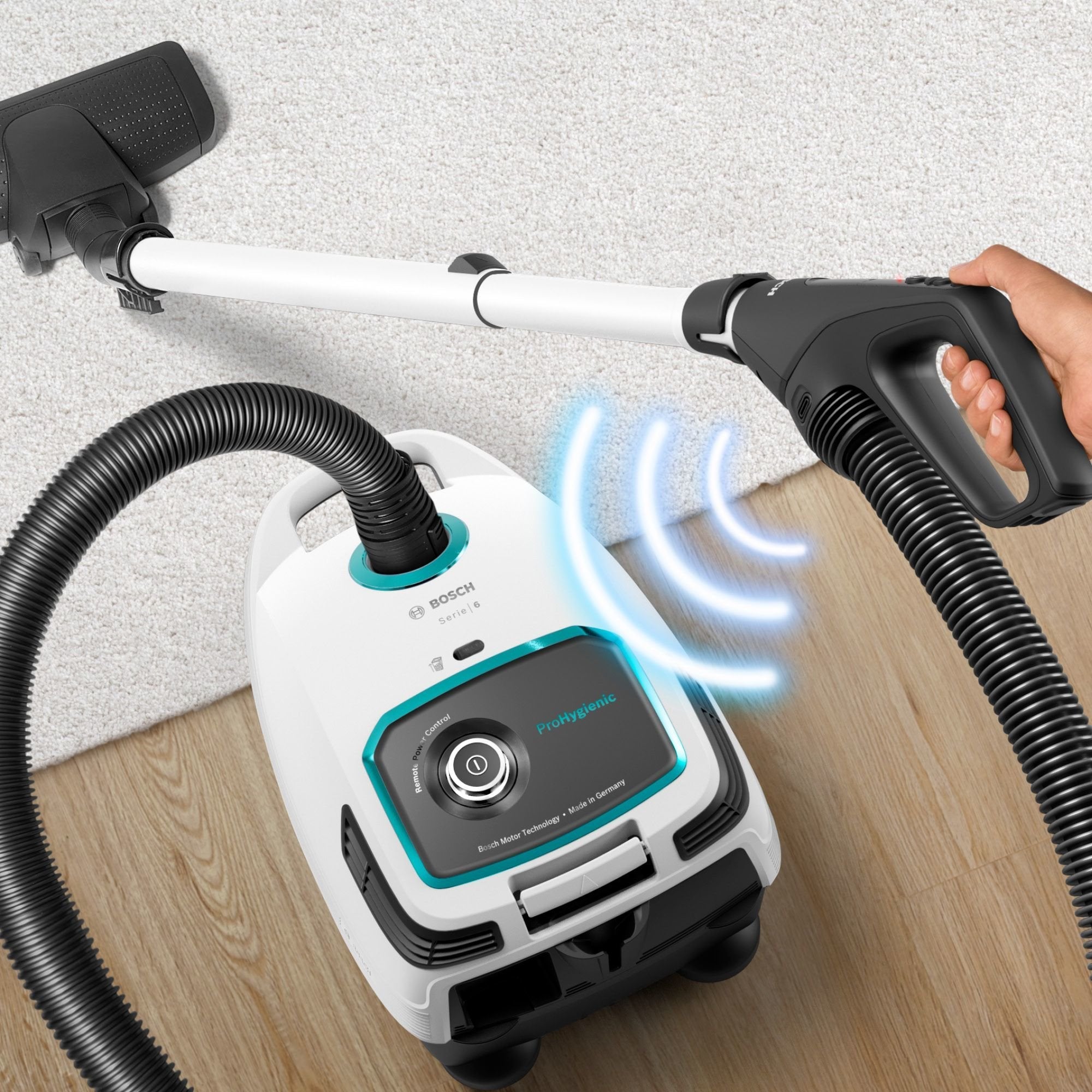 Aspiradora Bosch Serie 6 Bgl6hyg1 Cilíndrica Secar 600 W Bolsa Para El Polvo