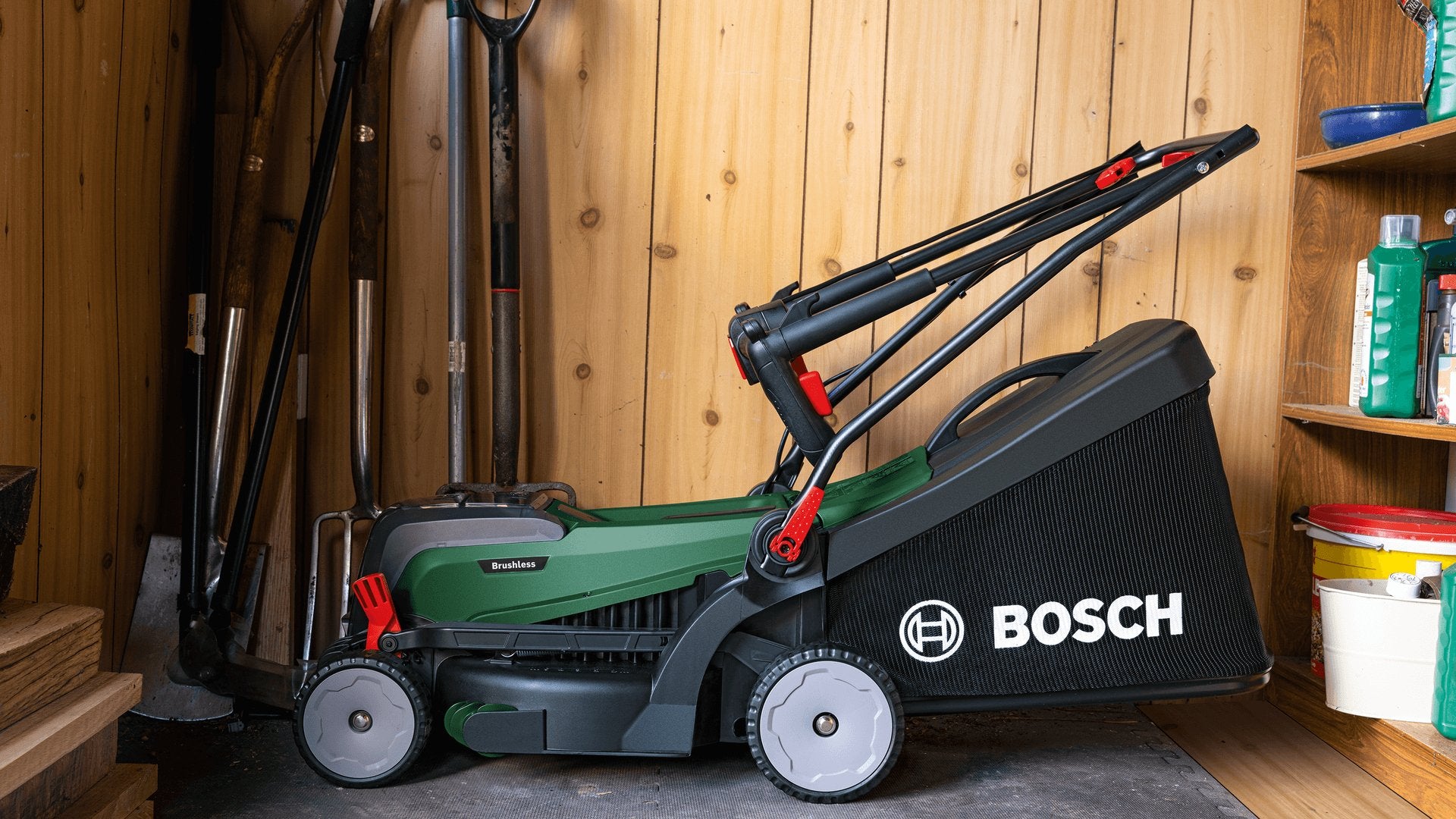 EAN 4059952641874 - Bosch 37-550 Cortacésped de empuje a gasolina Batería Negro, Verde imagen 10