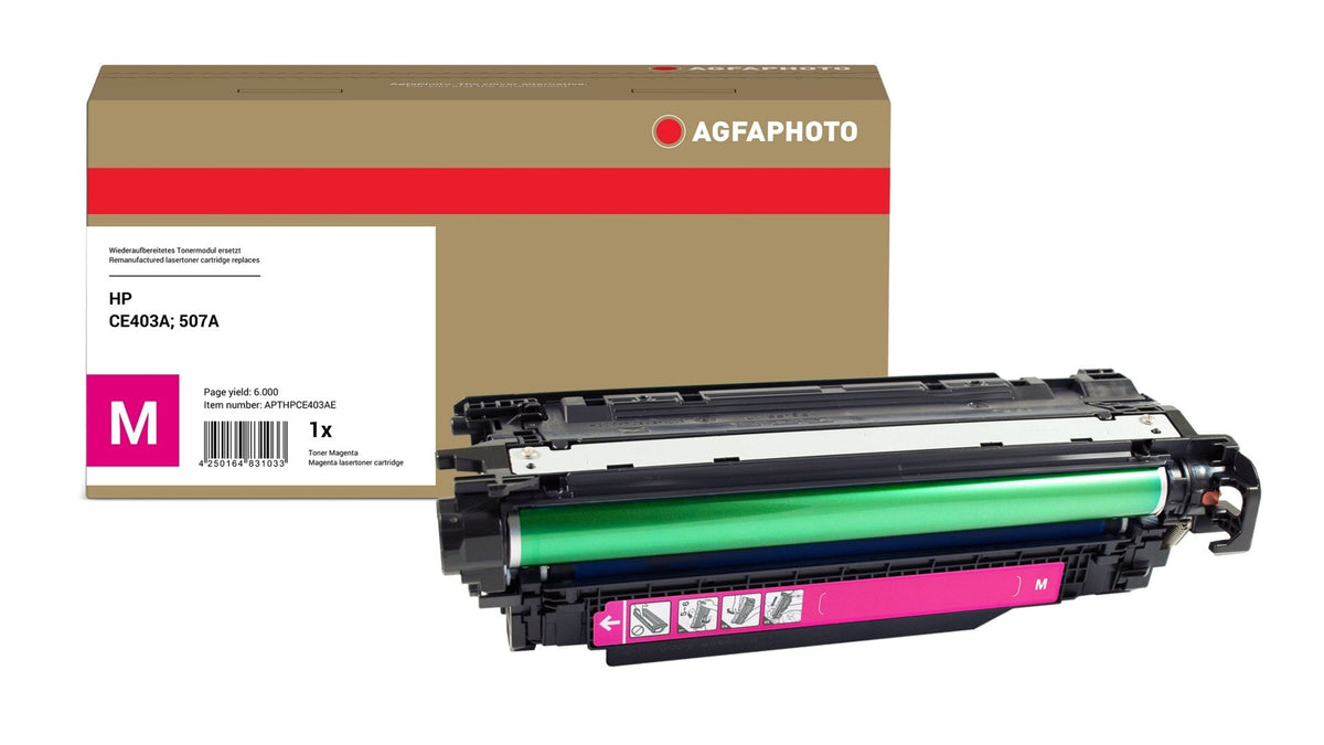 EAN 4250164831033 - AgfaPhoto CE403A cartucho de tóner 1 pieza(s) Compatible Magenta imagen 1