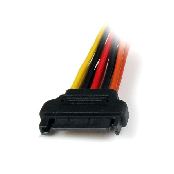 Startech Cable Bifurcador Alimentacion Sata 1xsata Macho A 2xsata Hembra 0,15m Con Cierre De Segurid