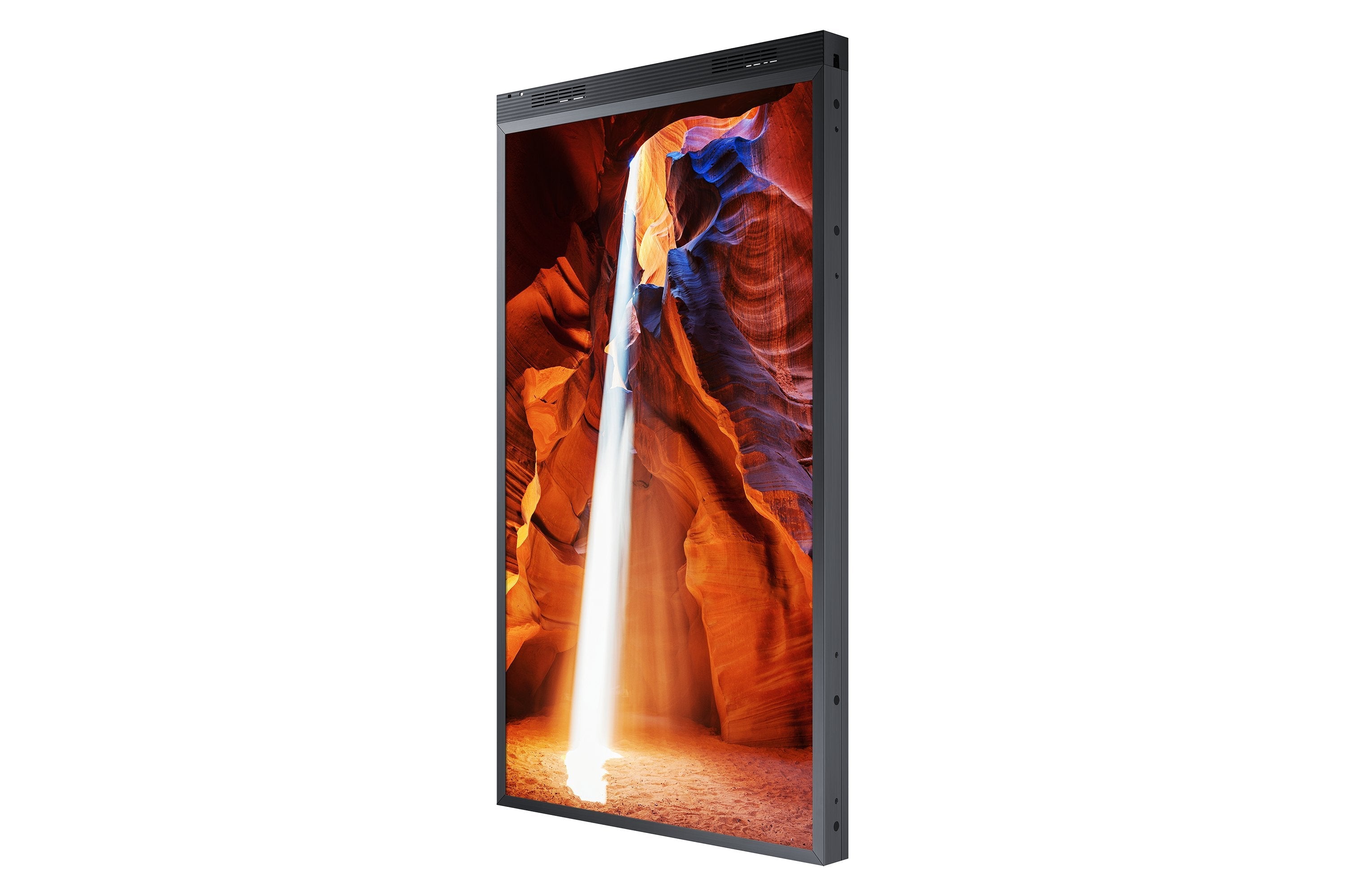 Monitor Doble Cara Samsung 55´´ (Om55n-Ds) Semi-Exterior Uso 24/7 Panel E-Led Blu / 1920x1080 /4000:1 /3000cd/M2 (Cara Semi-Exterior)  1000cd/M2 (Cara Interior) /Hdmi2.0 (2) / Hdcp2.2 / Usb2.0 / Soc Integrado  (Lh55omndsgbxen)