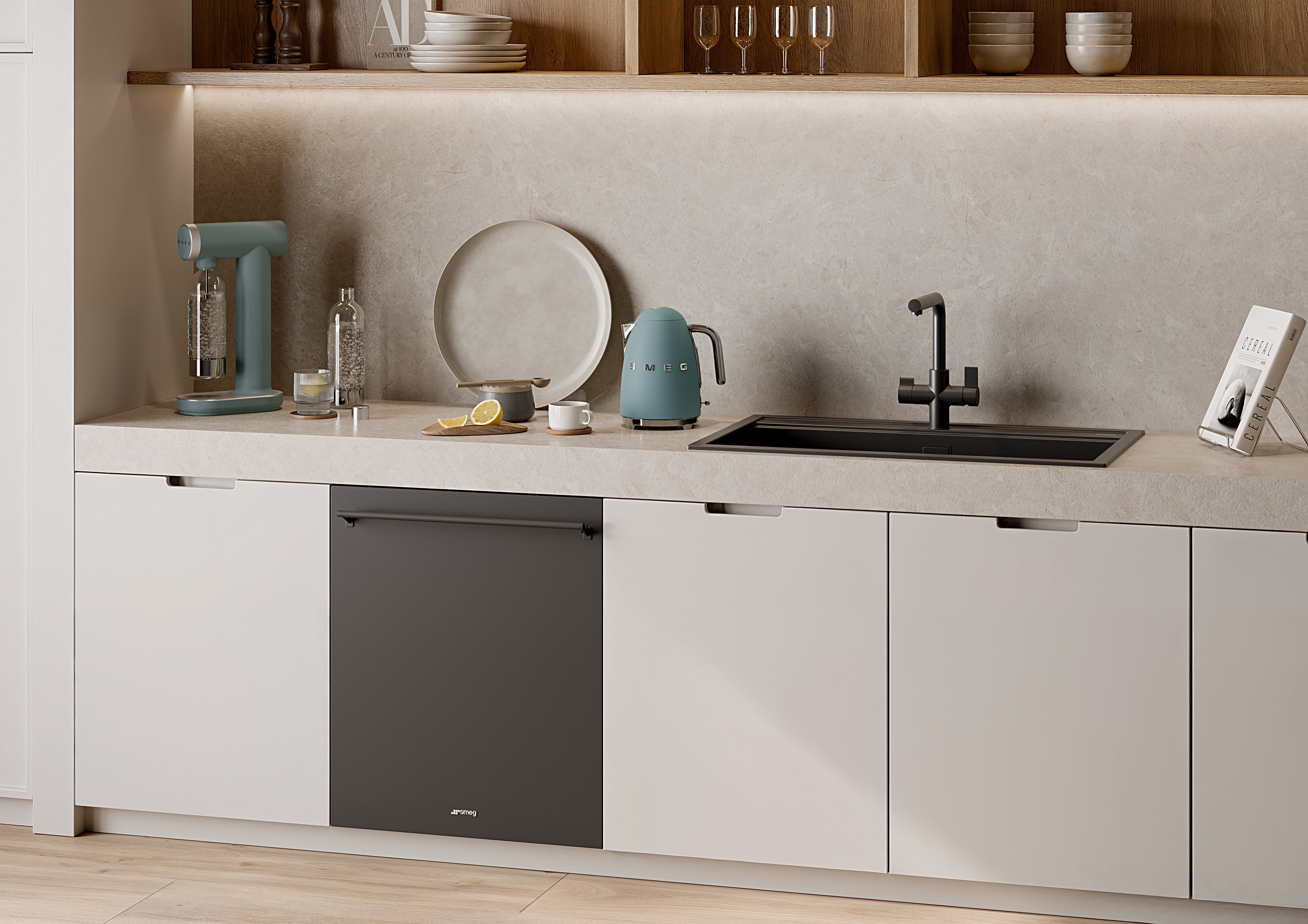 EAN 8017709329617 - Smeg KLF03EGMEU tetera eléctrica 1,7 L 2400 W Verde imagen 14