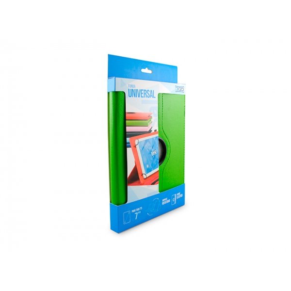 EAN 8436531558161 - 3GO CSGT23 funda para tablet 17,8 cm (7") Folio Verde imagen 5