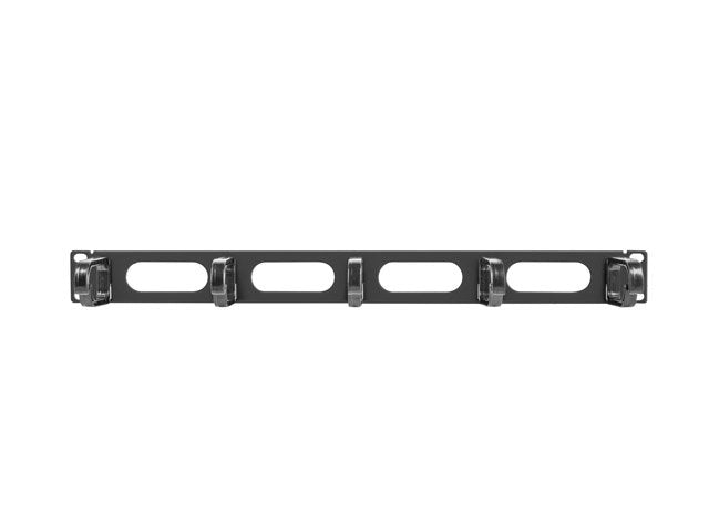 Lanberg Organizador De Cables Ak-1205-B 19\1 Panel 5 Soportes Plegables De Plastico Tipo B 1u Negro