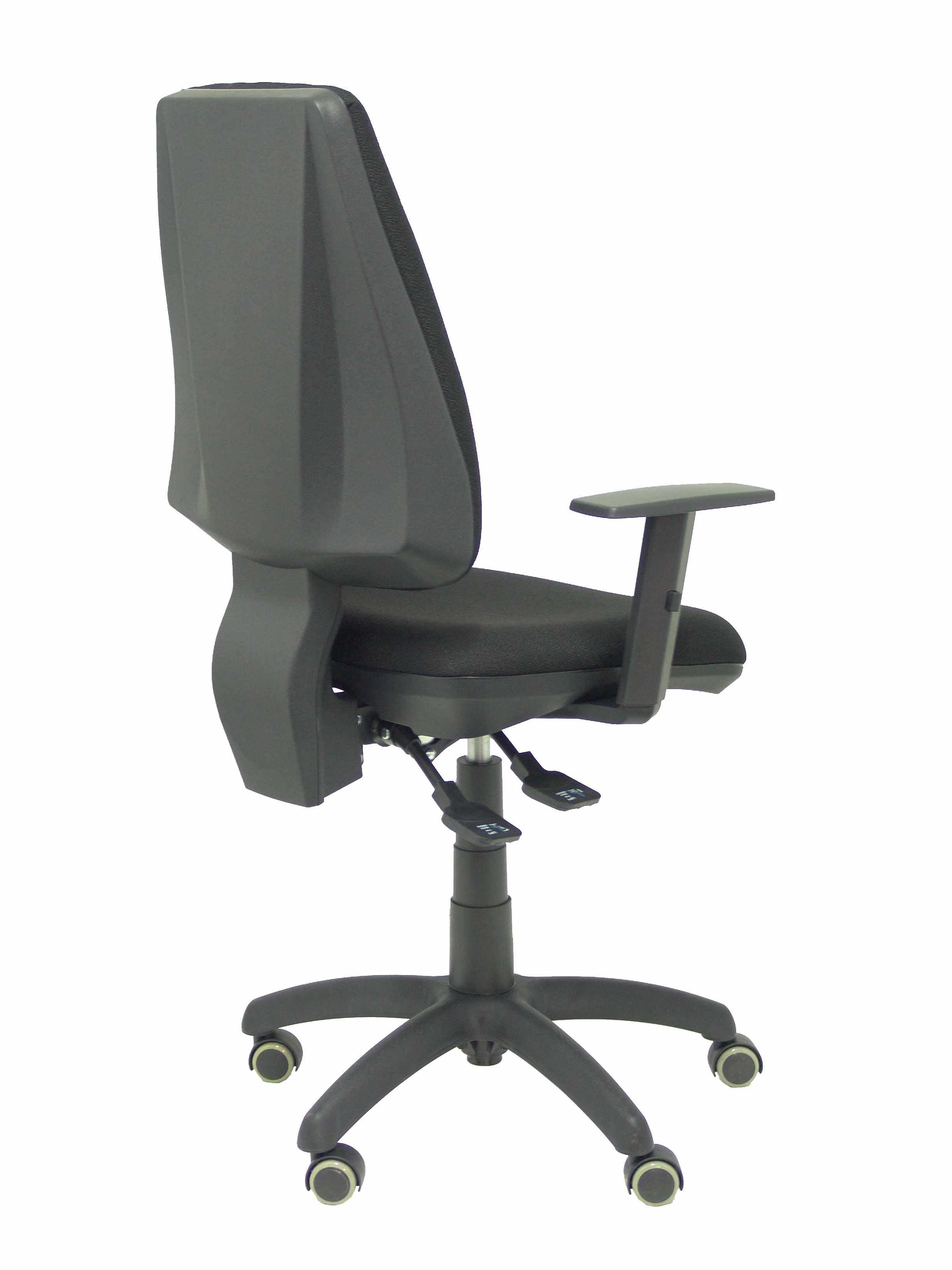 Silla Elche S Bali Negro Brazos Regulables Ruedas