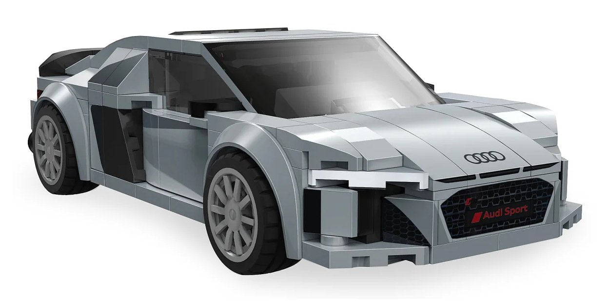 Jamara Cada Audi R8 Coup 1:24 Bricks Gris 8+