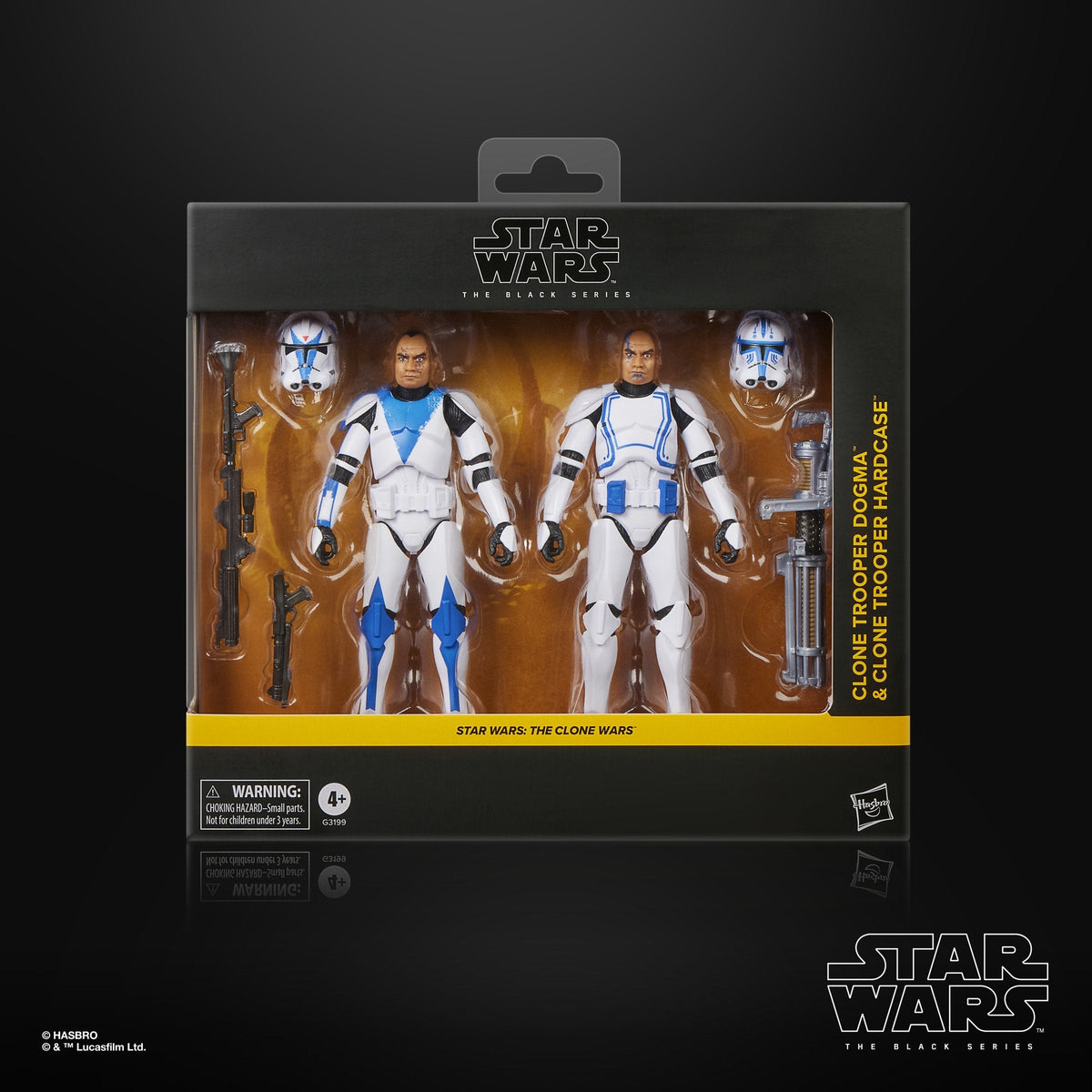 Blister 2 Figuras Clone Trooper Dogma & Clone Trooper Hardcase Star Wars 15cm
