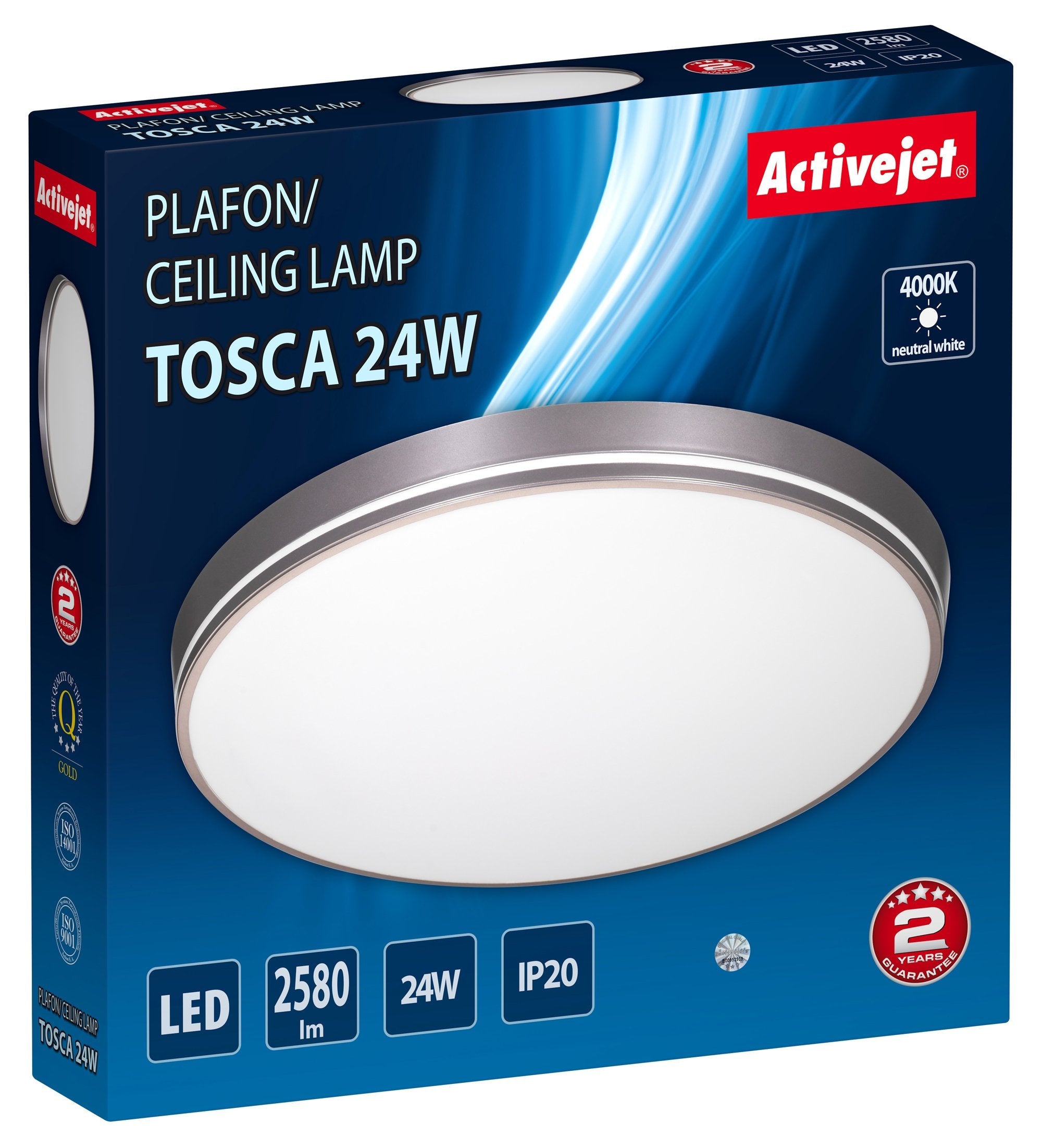EAN 5901443122838 - Activejet AJE-TOSCA 24W iluminación de techo Bombilla(s) no reemplazable(s) imagen 4