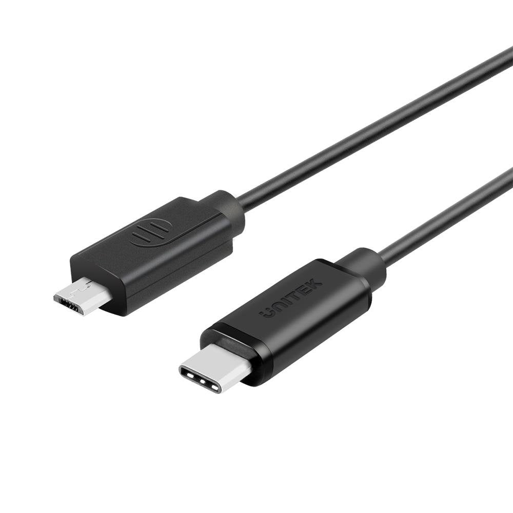 Unitek Y-C473bk Cable Usb 1 M Usb 2.0 Usb C Micro-Usb B Negro