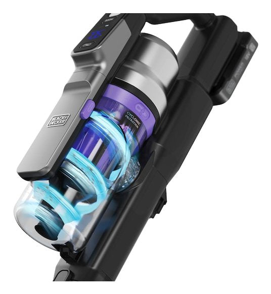 Aspiradora  Black & Decker Bsv520brp-Qw De Pie Y Escoba Eléctrica Aspiradora Escoba Batería Secar Sin Bolsa 0,65 L Negro 2 Ah