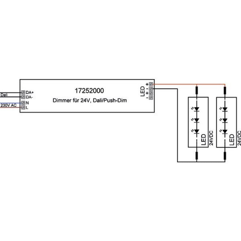 Brumberg 17252000 Netzgerät Rechte. Ws Dali 150w 230v