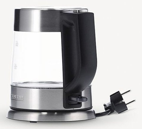 EAN 4008146027413 - Severin WK 3468 tetera eléctrica 1 L 2200 W Negro, Acero inoxidable, Transparente imagen 3