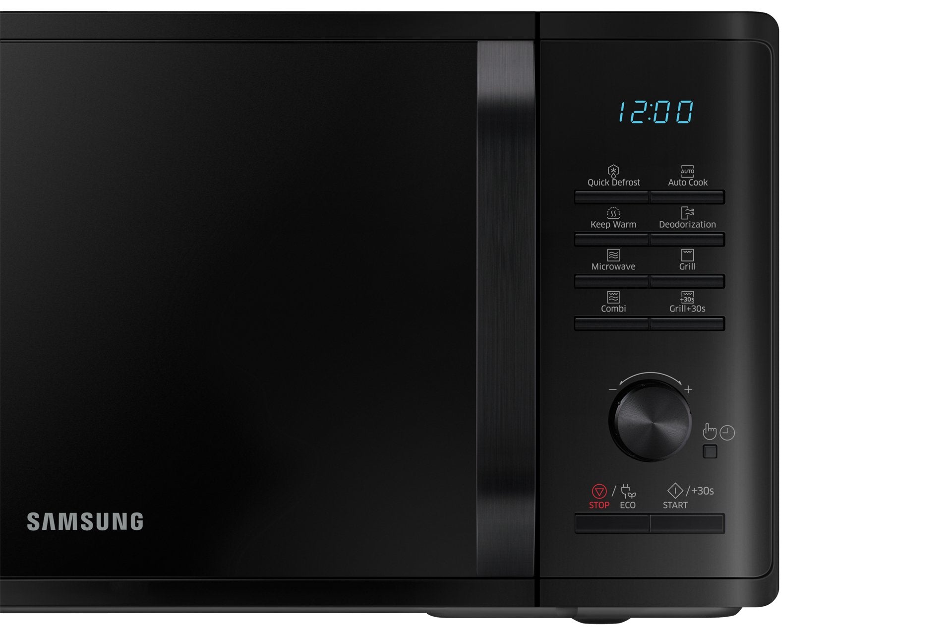Microondas Samsung Mg23k3515ak/E1 Capacidad 23l Con Grill Negro