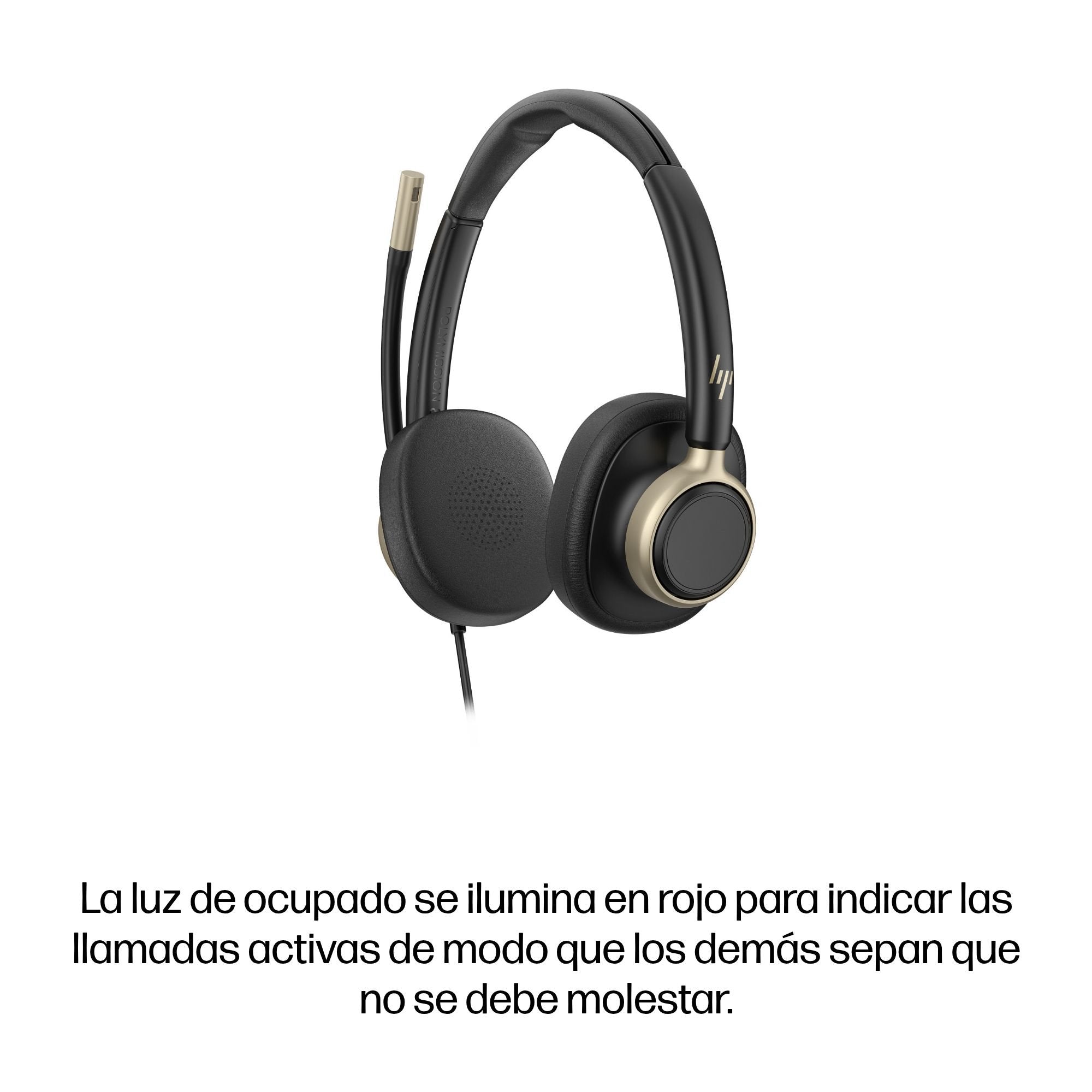 EAN 0199251821936 - HP Poly Mission 825 Stereo USB Wired Headset Alámbrico Diadema Llamadas/Música USB Type-C / USB Type-A Ne imagen 11