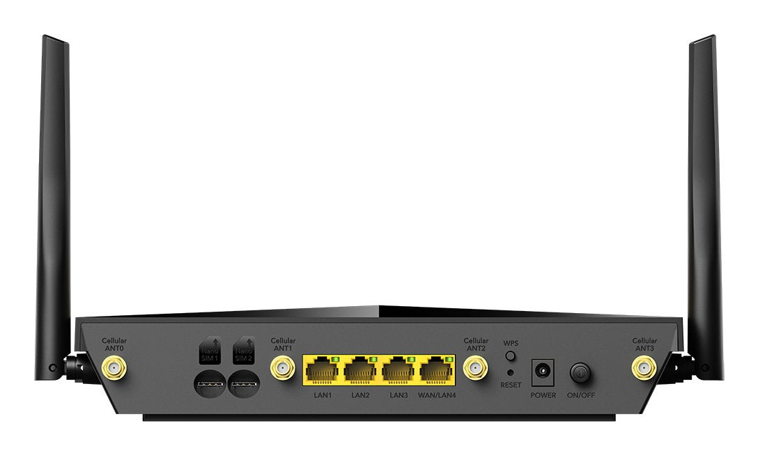 EAN 6971690792282 - Cudy P5 router inalámbrico Gigabit Ethernet Doble banda (2,4 GHz / 5 GHz) 5G Negro imagen 4