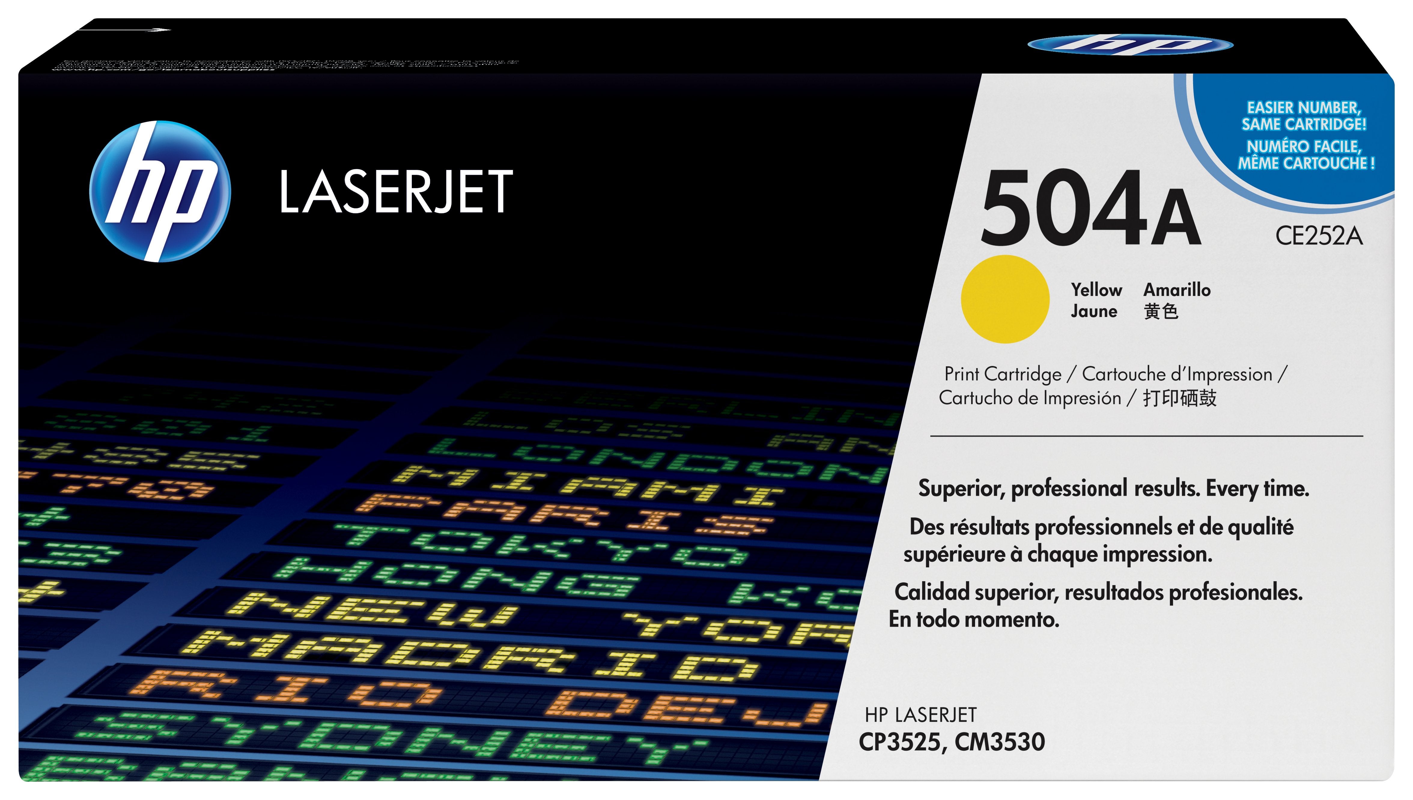 EAN 0883585595716 - HP 504A Yellow Original LaserJet Toner Cartridge cartucho de tóner 1 pieza(s) imagen 2