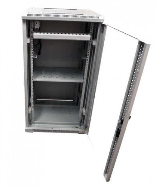 Allnet 19\"Schrank, 22he, B600/T 600mm, Glamür, Lichtgris, Snb-Serie,