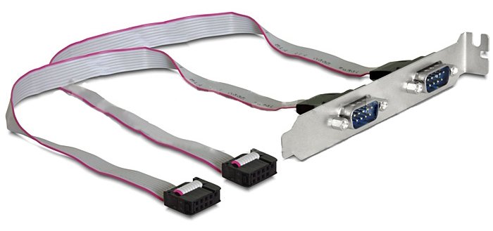 Delock Slot Bracket > 2x Serial