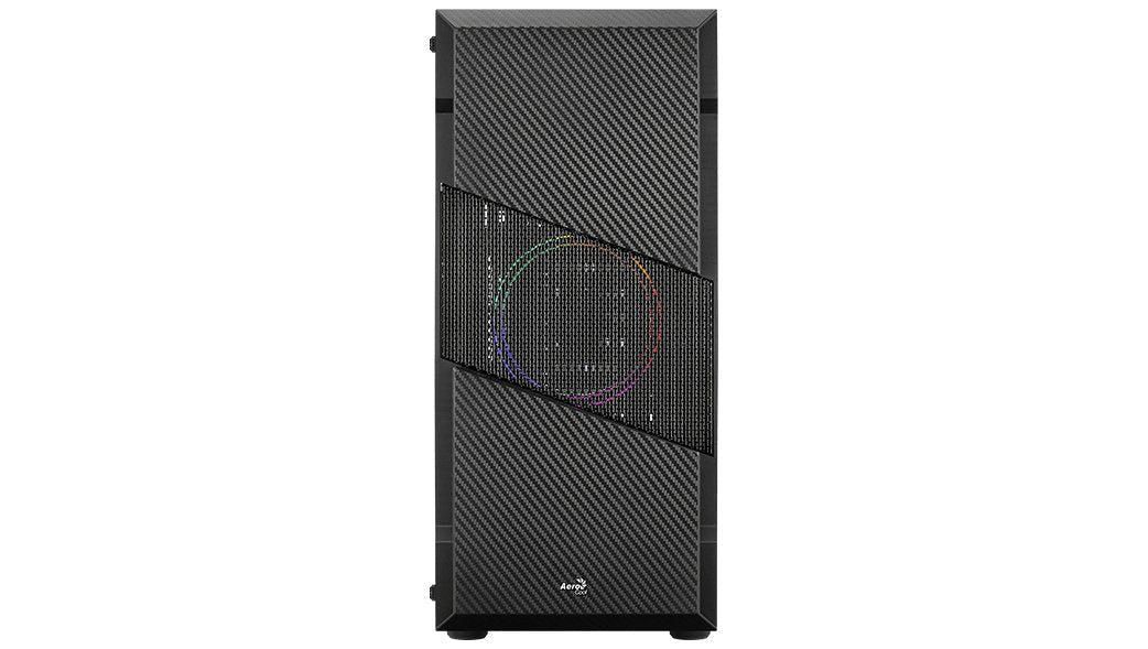 Caja Pc Aerocool Menace Saturn Frgb Midi Tower Negro