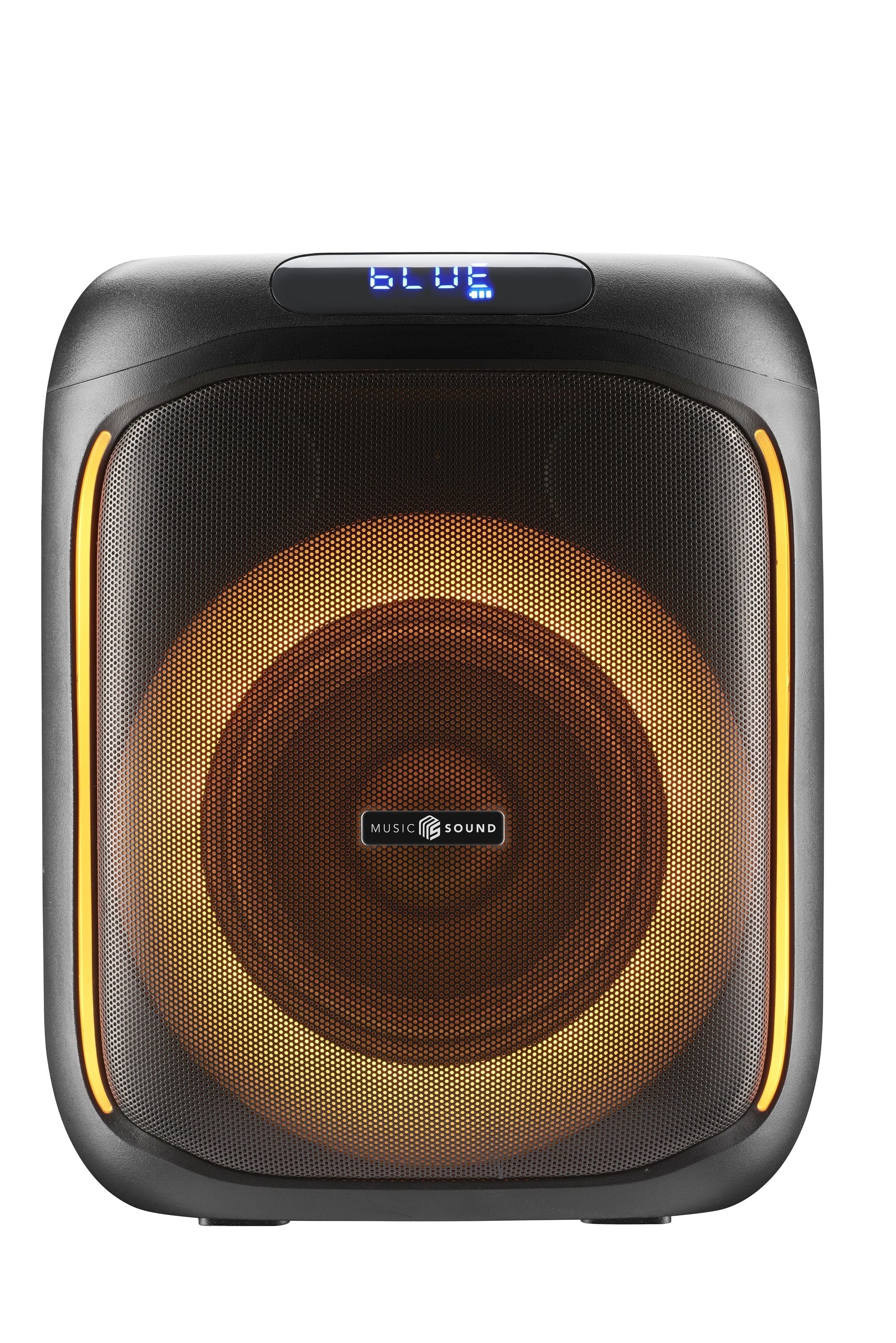 Altavoz  Music Sound 8018080479441 Para Fiestas Negro 40 W