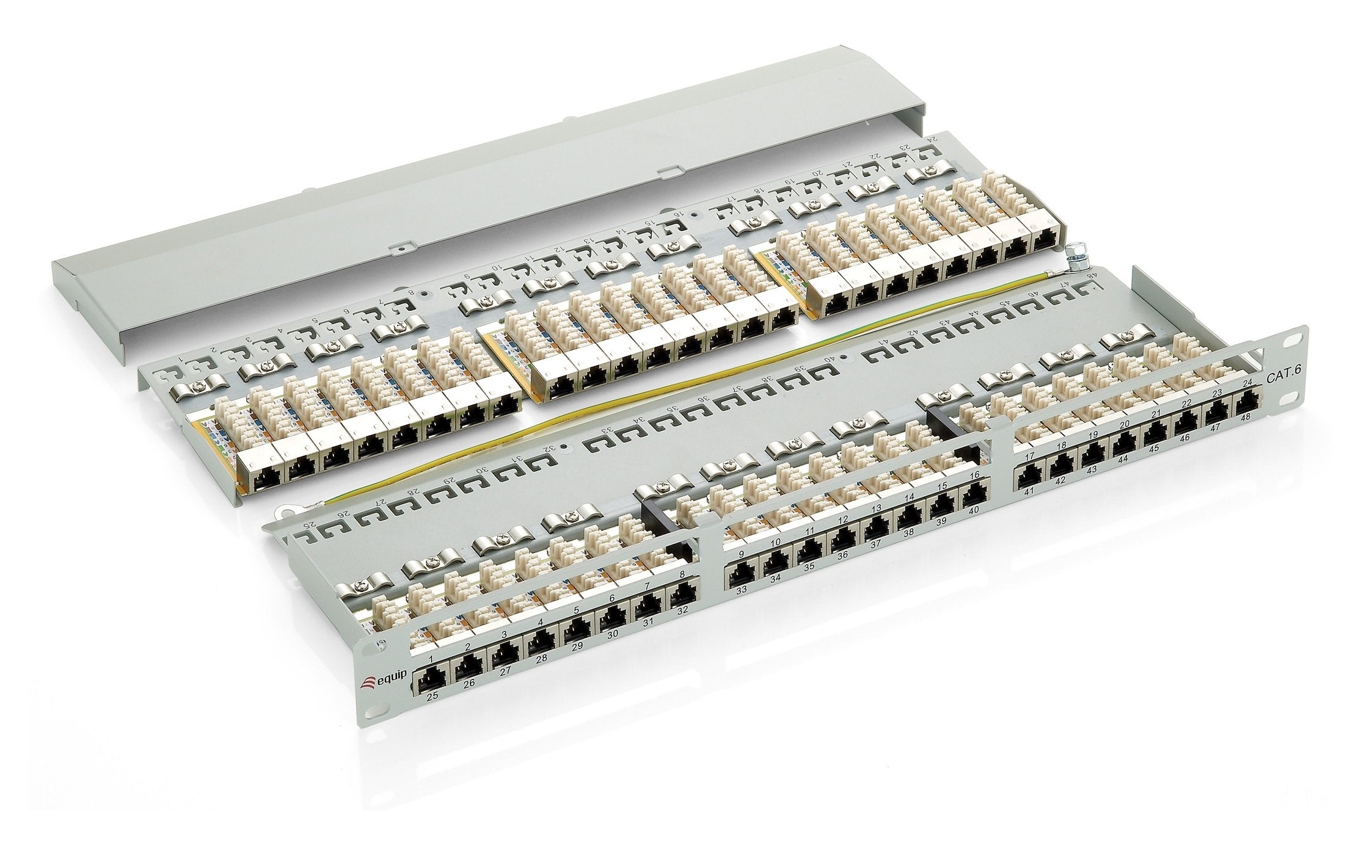 Patch Panel 48 Puertos Categoria 6 Apantallado