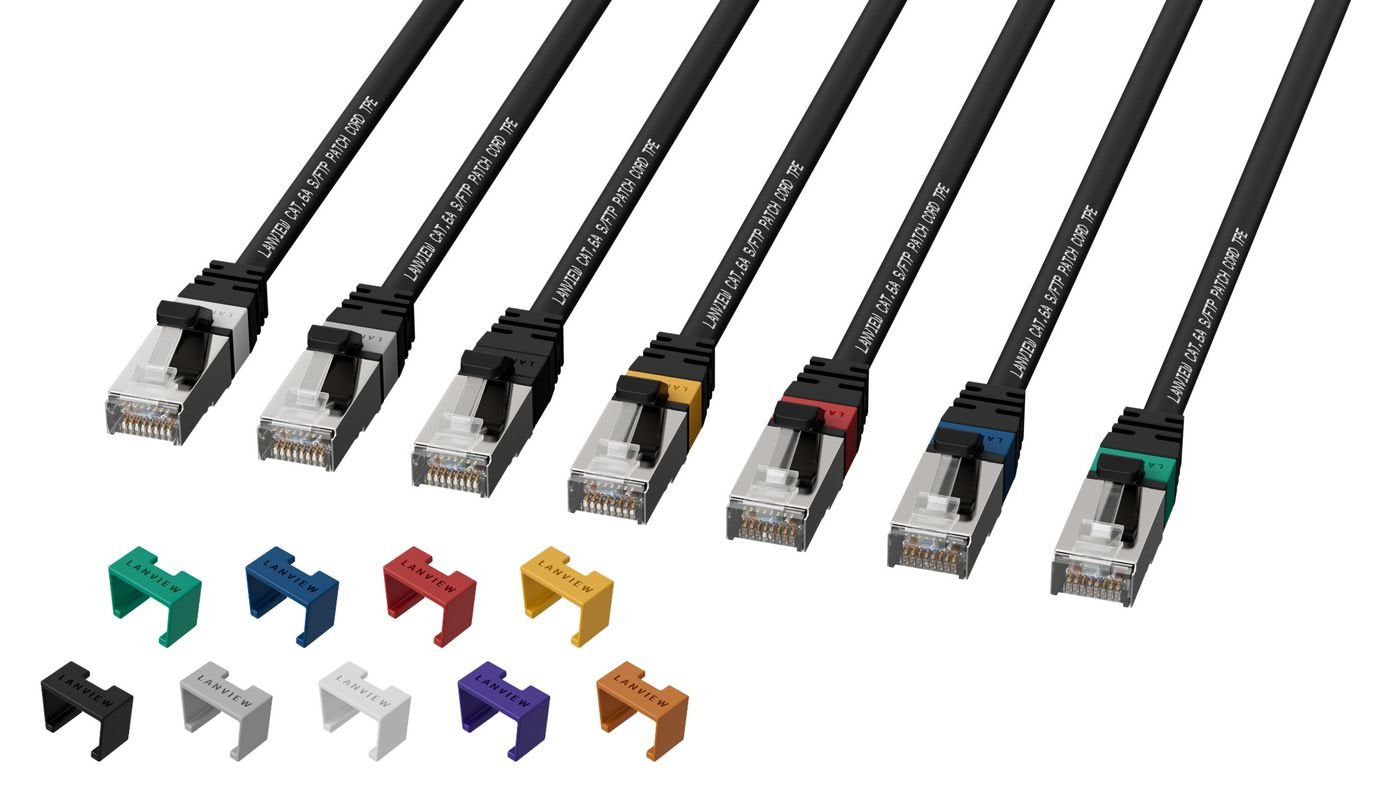 Cat6a S/Ftp 3m Black Lszh,  High-Flex
