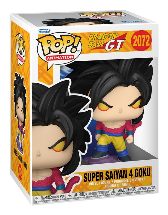 Funko Pop Super Saiyan 4 Goku 2072 - Dragon Ball Gt - 889698864961