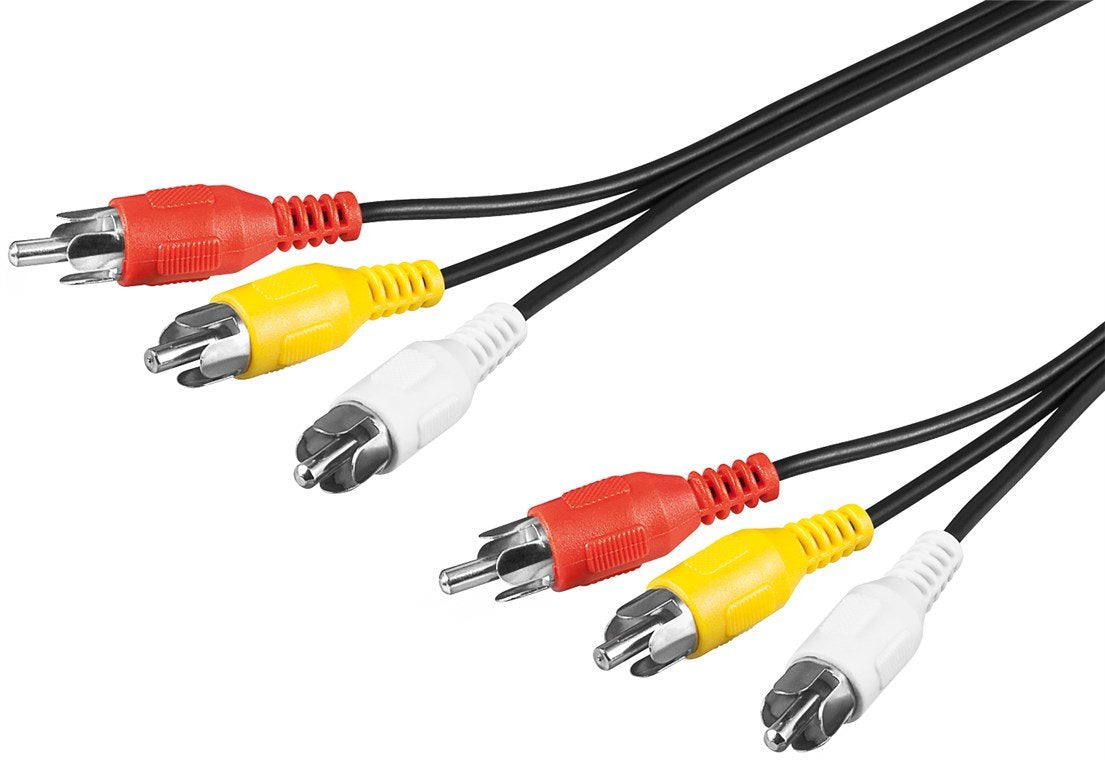 Cable  2,00m 3xrca Macho A 3xrca Macho