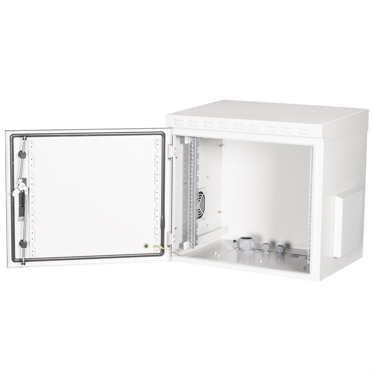 Roline 19-Zoll Wandgehuse Pro 9 He, 600x450 Bxt Ip55 Outdoor Grau