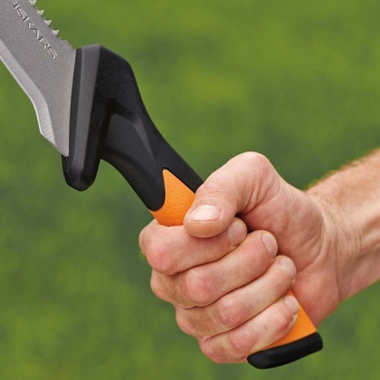 Fiskars 1051233 Sierra Sierra De Arco 23 Cm Negro, Naranja, Plata