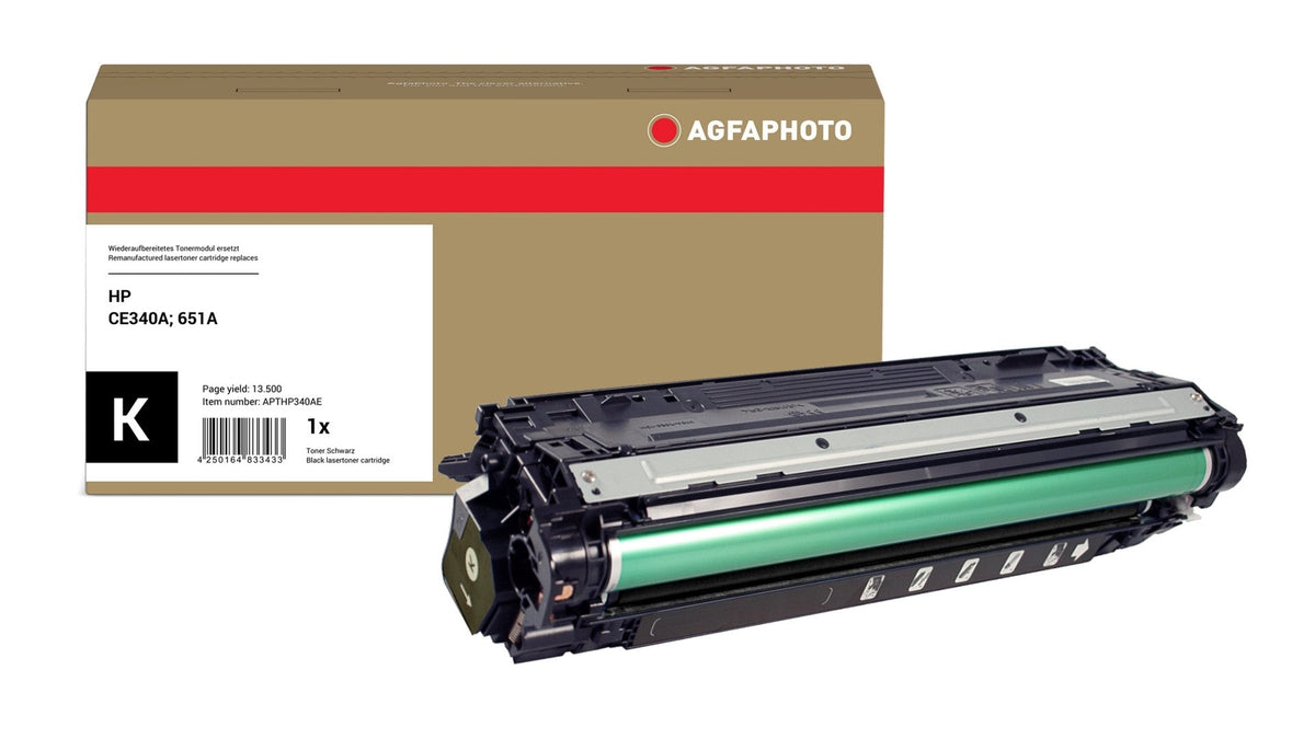 EAN 4250164833433 - AgfaPhoto CE340A cartucho de tóner 1 pieza(s) Compatible Negro imagen 1