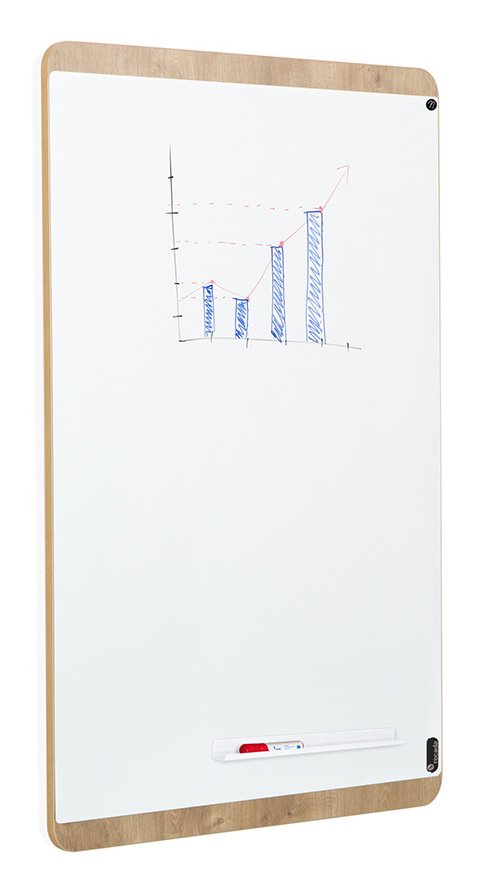 Rocada Schreibtafel Lack. Holzträger Magneth. 150x100cm Holz