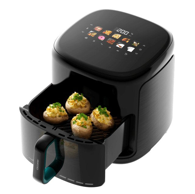 Freidora De Aire Cecotec Cecofry&Grill Smokin'Prime 8500 Sencillo 8,5 L Independiente 2300 W  Caliente Negro