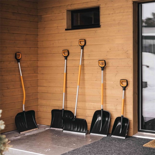 Fiskars X-Series Quitanieves, Pala Quitanieves Negro/Naranja 1057178