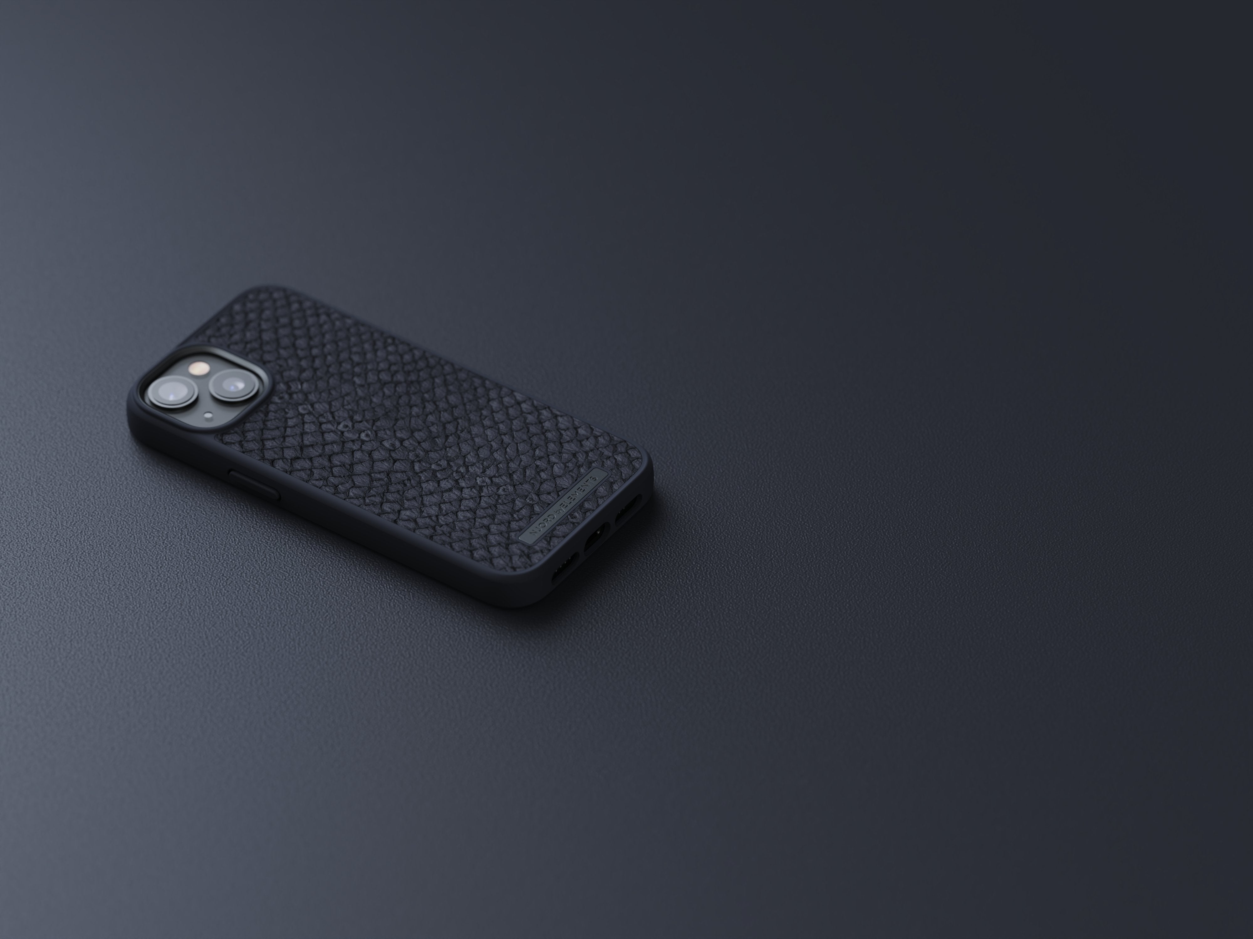 Funda De Cuero Iphone 14 (6.1) Negro