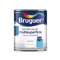 Esmalte Acrylico Multisuperficie Brillante Negro 0,250l 5160658 Bruguer