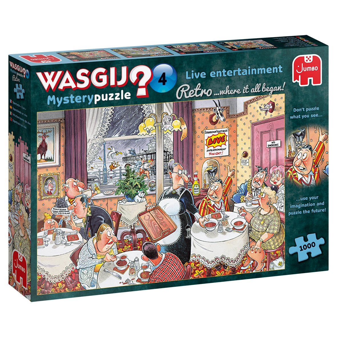 Wasgij Retro Mystery 4 1000pcs Puzzle 1000 Pieza(S) Cómics