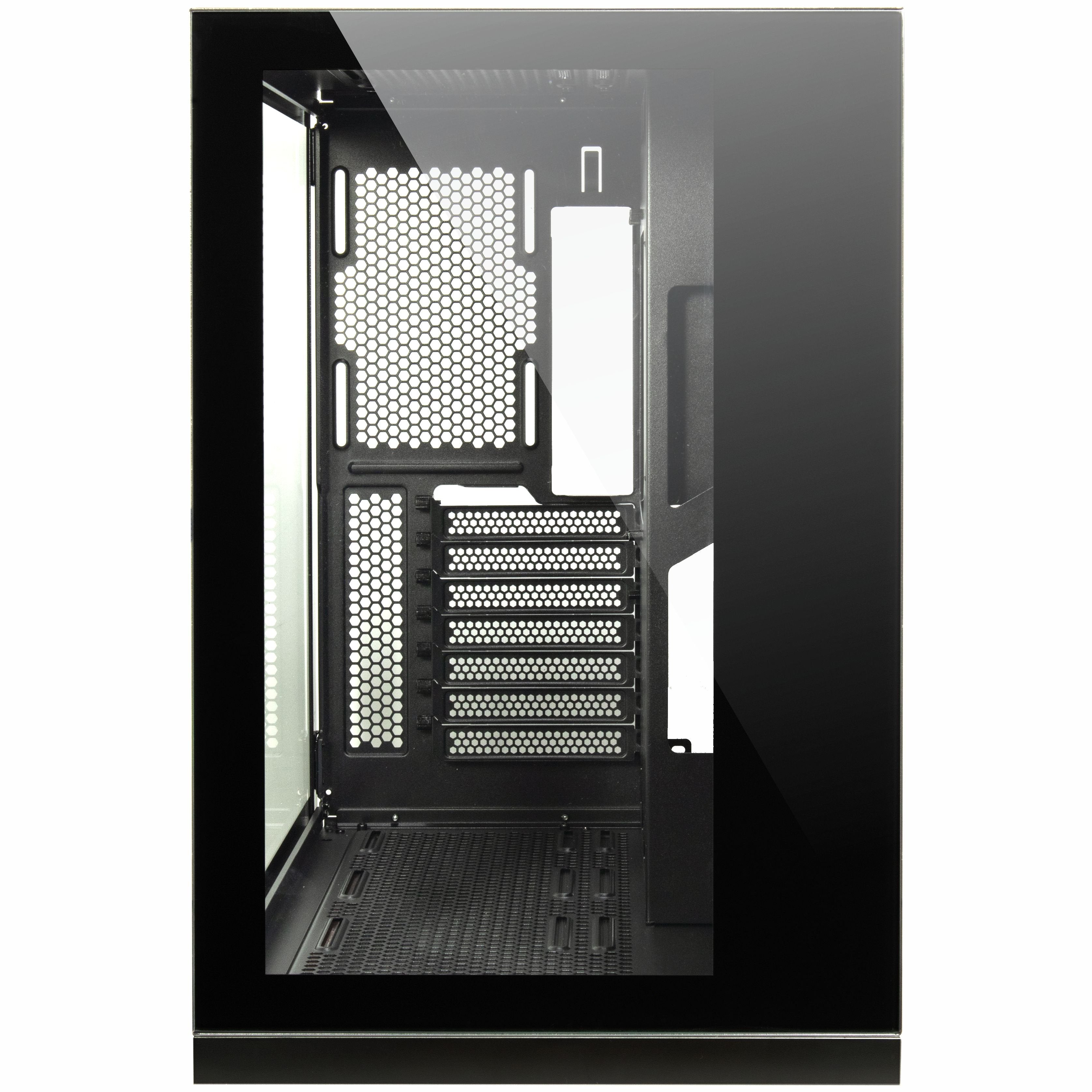 Caja Pc Inter-Tech C-703 Vision Vidrio Templado X 2 88881364 Negra