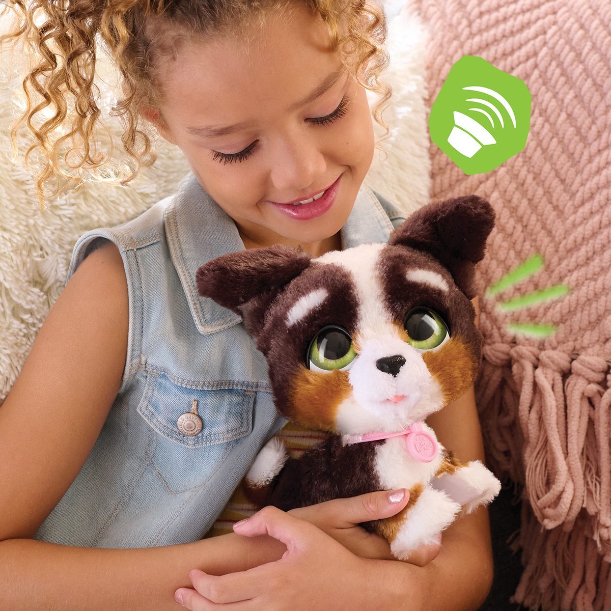 Peluche Interactivo Walkalots Bernedoodle Furreal