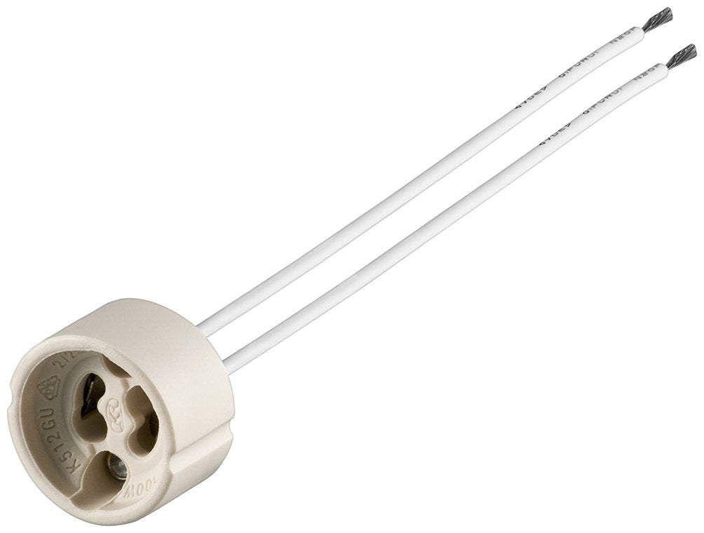 Portalámparas Gu10 Con Cable Doble
Máx. 100 W/250 V (Ca), Cable De 0,15 M, Cerámica 50 Unidades