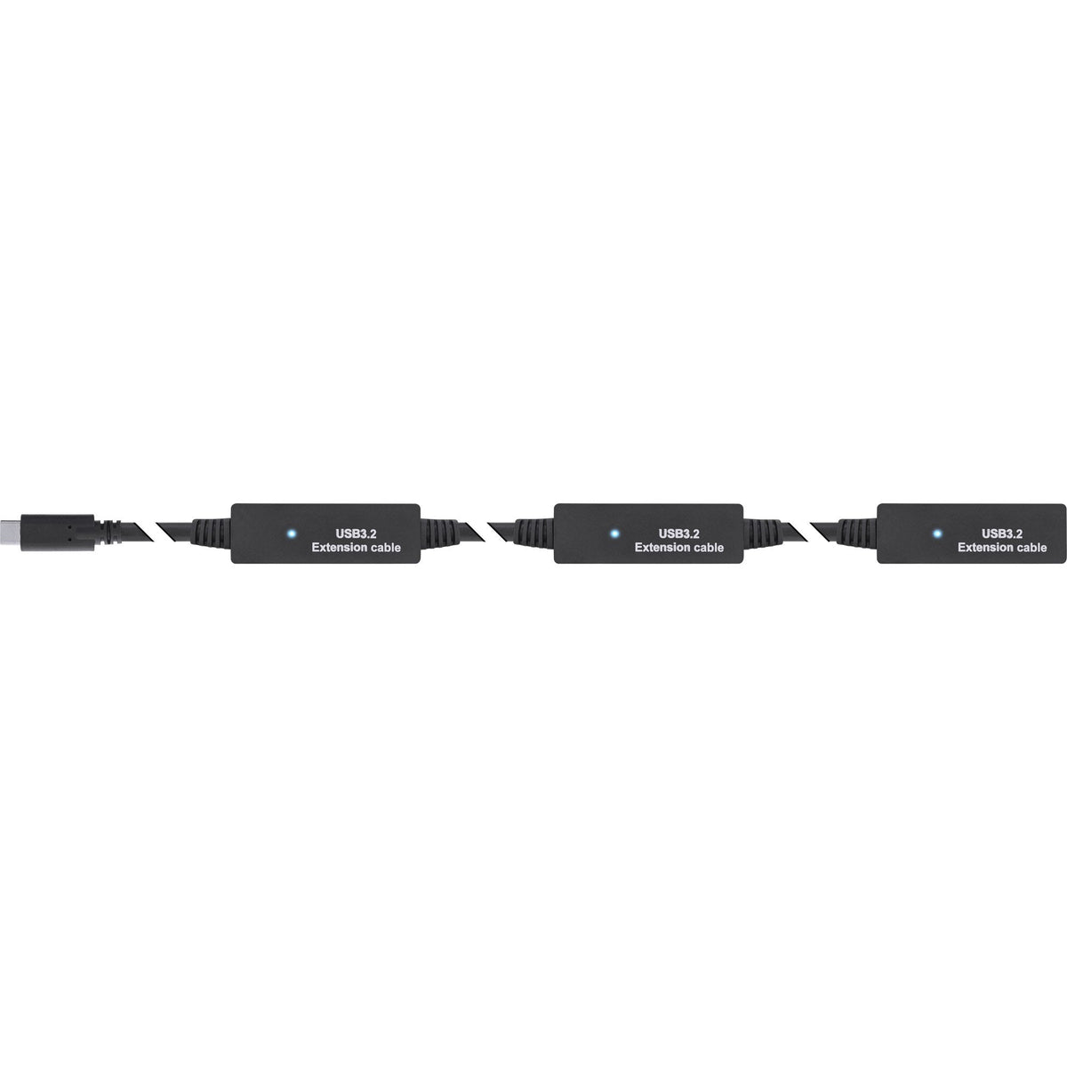 Inline® Usb 3.2 Gen.1 Active Extension, Usb-C Macho A Usb-A Hembra, 15m